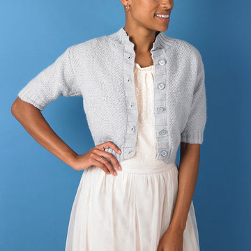 Jubilation Jacket - Free Knitting Pattern For Women in Paintbox Yarns Baby DK