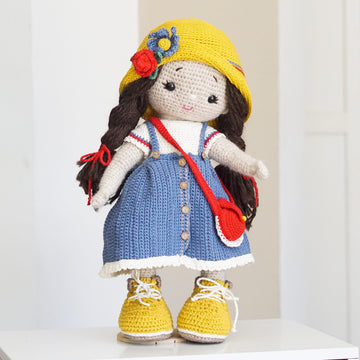 Doll clothes, Crochet Pattern - Outfit Kylie for Toy