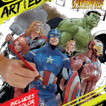 Crayola Art W/Edge Coloring Book - Marvel Avengers