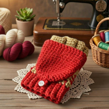 Crochet Convertible GlovesCrochet Convertible Gloves Pattern | Fingerless Gloves with Flip Cap | Instant PDF + Video Tutorial