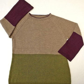Top Down Raglan Pullover 415