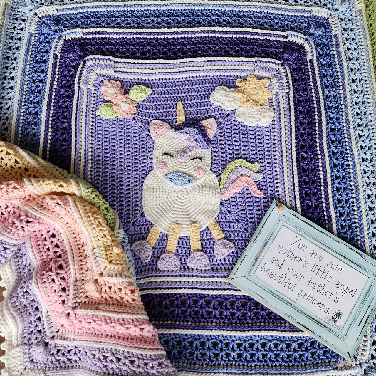 Hannah's Unicorn Baby Blanket