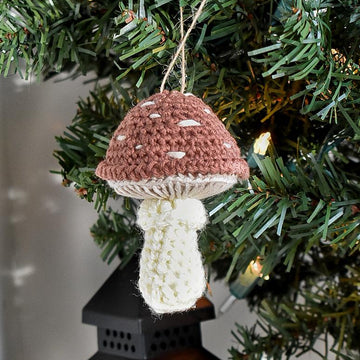 Cottage Mushroom Ornament