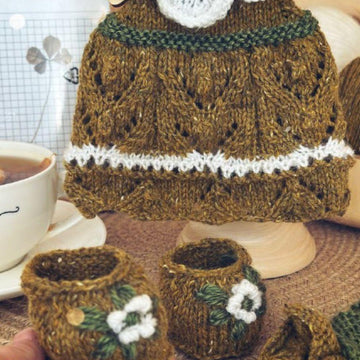 Knitting Toy Clothes Pattern - Snowdrop Outfit for Bunny
