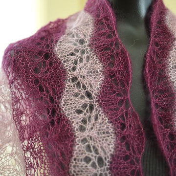 #177 Annabelle Striped Stole/Scarf