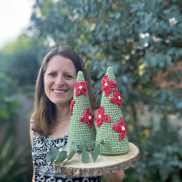 Christmas Poinsettia Tree
