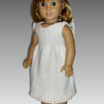 First Communion Dress, Fits American Girl Doll 107