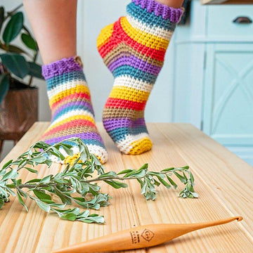 Beginner Felici Crochet Socks