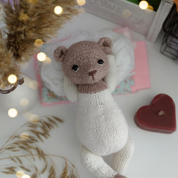 Teddy bear knitting toy pattern - OlaKnittedBears