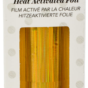 Artdeco Creations Couture Creations Foil 5"X16.4' - Gold-Iridescent Pillars Finish