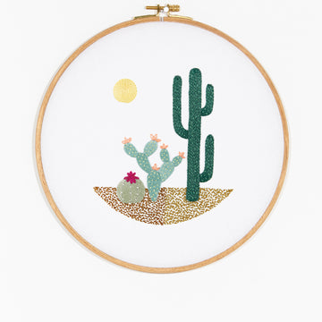 Desert Landscape  in DMC - PAT0080 -  Downloadable PDF