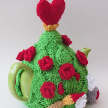 Painting the White Roses Red Tea Cosy