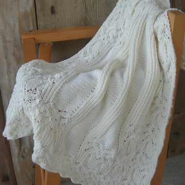 White Softness baby blanket