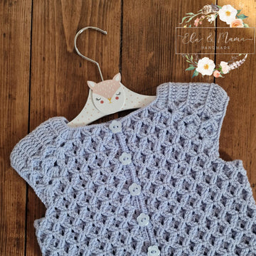 Bluebell Baby Crochet Cardigan