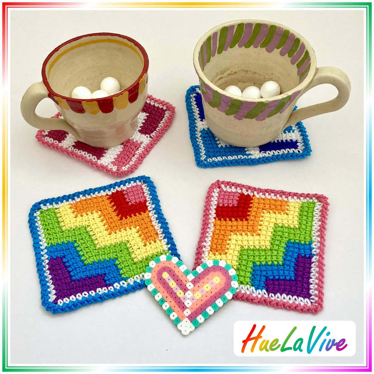 Stairs Motif Coaster by HueLaVive