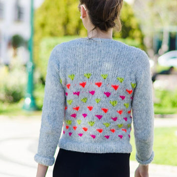 Springtime Neon Tulip Jumper
