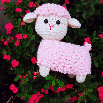 Plush sheep - Crochet pattern - PDF file- English