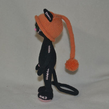 Amigurumi Black cat doll