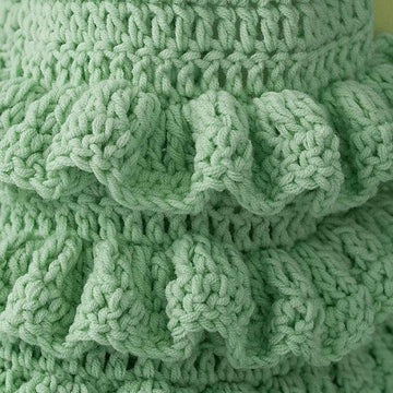 Crochet Ruffle Scarf or Neck Warmer
