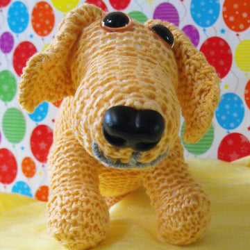 NURSERY SAUSAGE DOG TOY KNITTING PATTERN - MADMONKEYKNITS