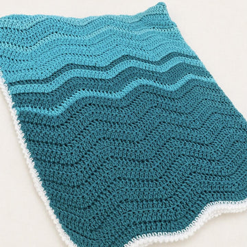 Seaglass Crochet Blanket