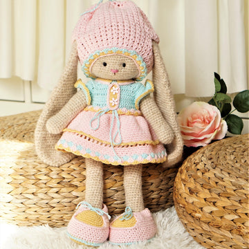 Doll Clothes, crochet Pattern - Outfit Violet for toy