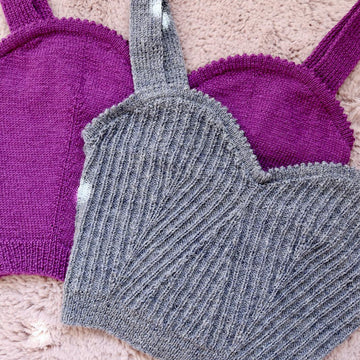 "Bridal Bodice" Hand Knit