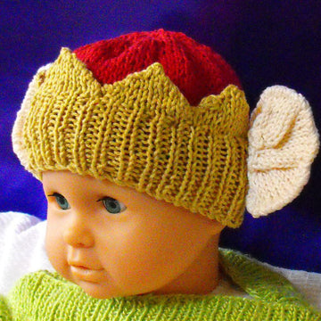 Baby Big Ears Prince Charles Crown Beanie