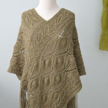 #201 Off-Kilter Lace Poncho