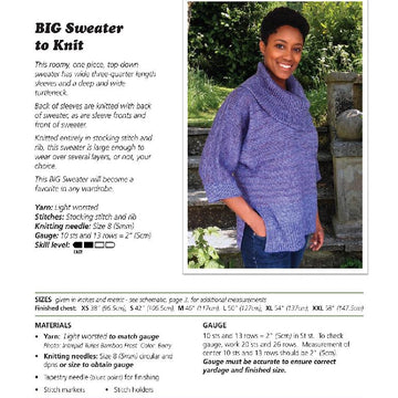 BIG Sweater to Knit