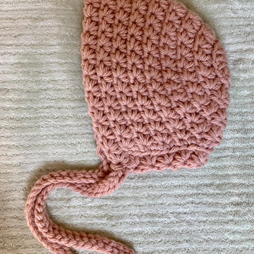 Star Stitch Baby Bonnet