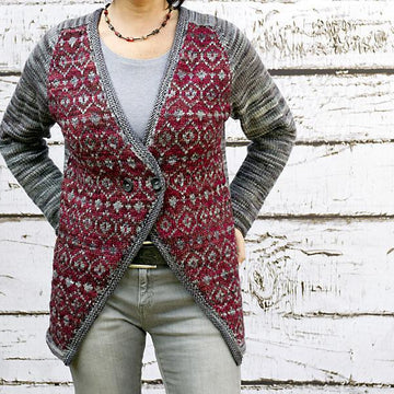 Fair Isle Cardigan "Valentina"