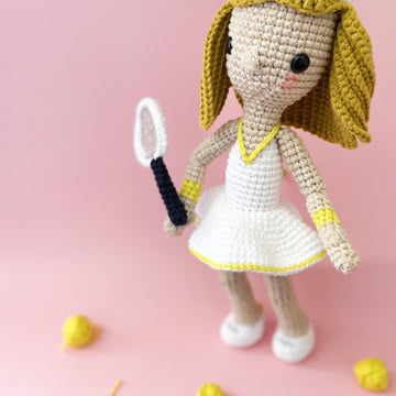 CHRIS AND SERENA THE TENNIS PLAYERS - CROCHET AMIGURUMI PATTERN