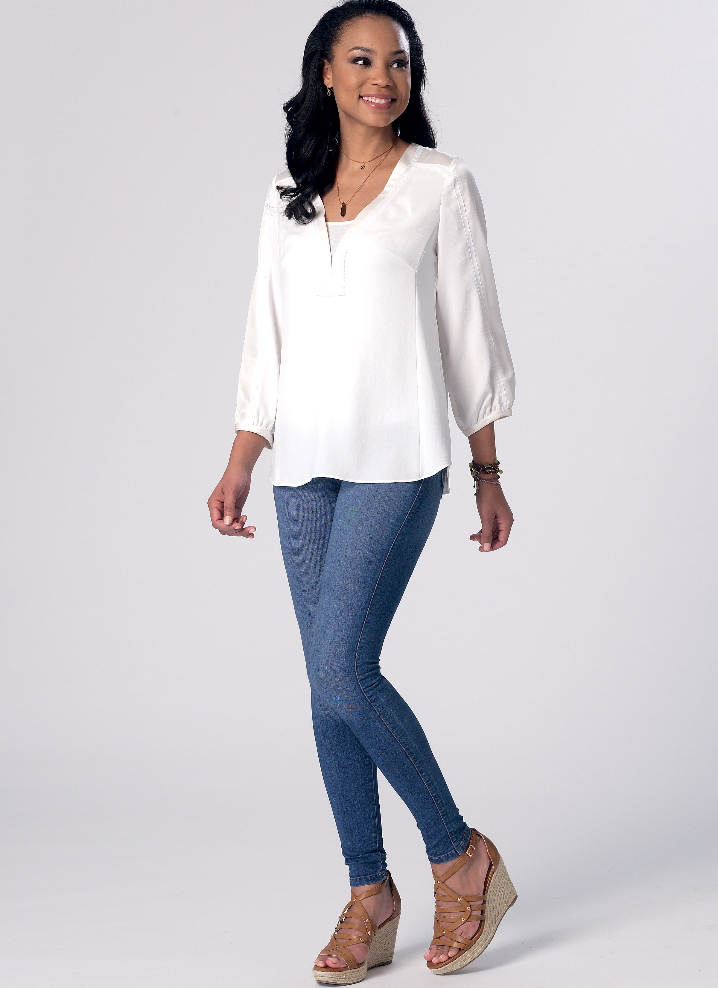McCall's Misses' Banded Tops with Yoke M7357 - Sewing Pattern