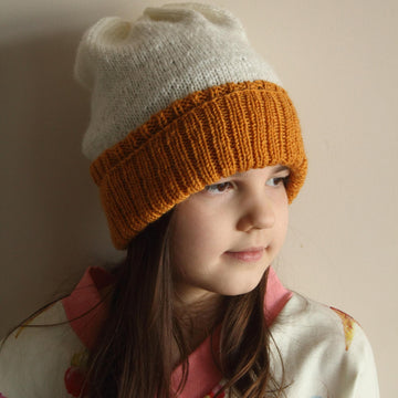 Two Color Slouchy Beanie