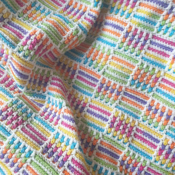 Square Galore – Mosaic Crochet Blanket Pattern