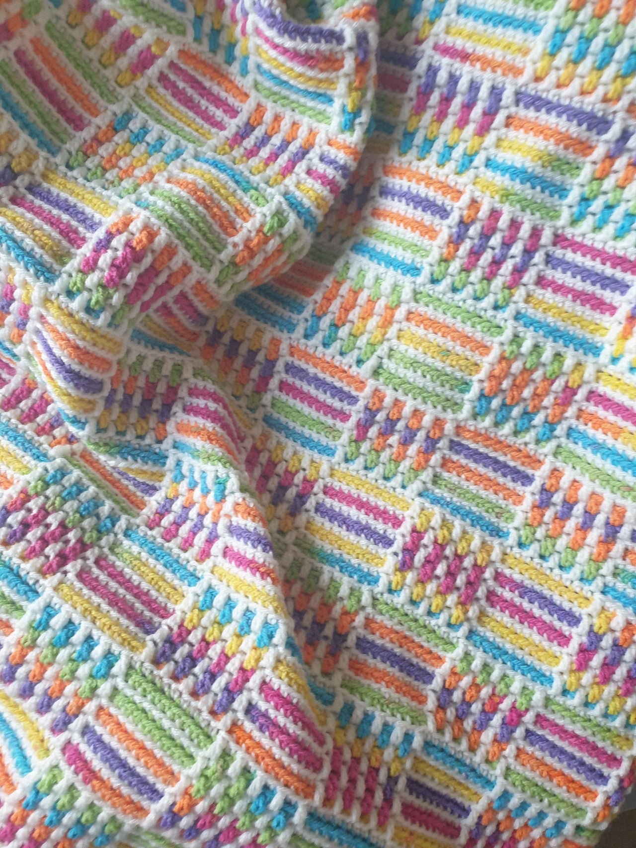 Square Galore – Mosaic Crochet Blanket Pattern