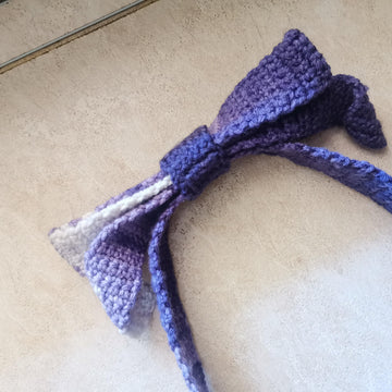 Bow shoulder bag pattern