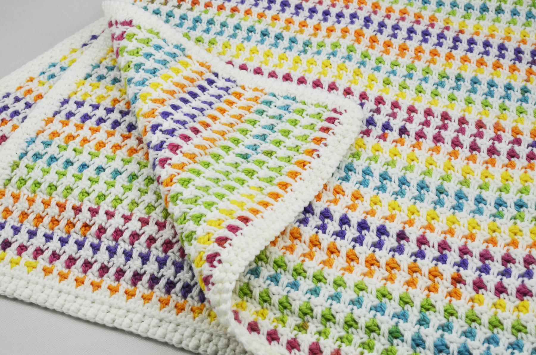 Reversible Stripes Baby Blanket