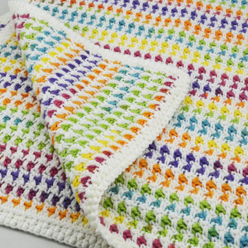 Reversible Stripes Baby Blanket