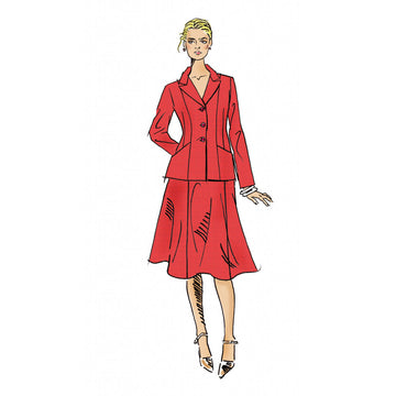 Vogue Misses'/Misses' Petite Jacket, Skirt and Pants V9336 - Sewing Pattern