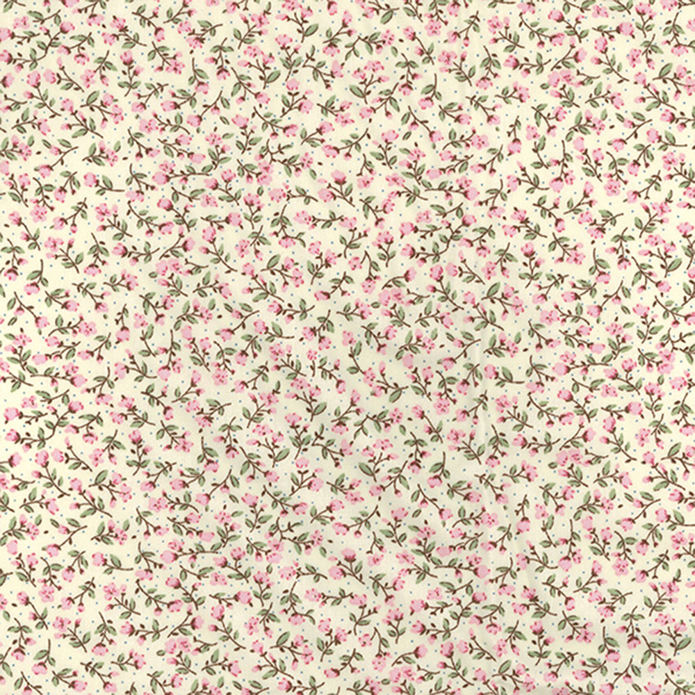 Rose & Hubble Cotton Poplin Printed - Ditsy Floral Pink