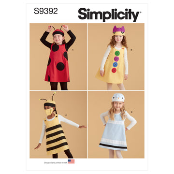 Simplicity Children's Jumpers, Hats and Face Masks S9392 - Sewing Pattern