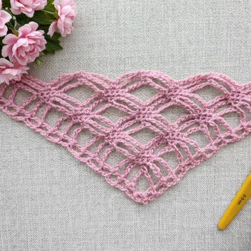 Crochet Bandana/Shawl Pattern/Chart #6