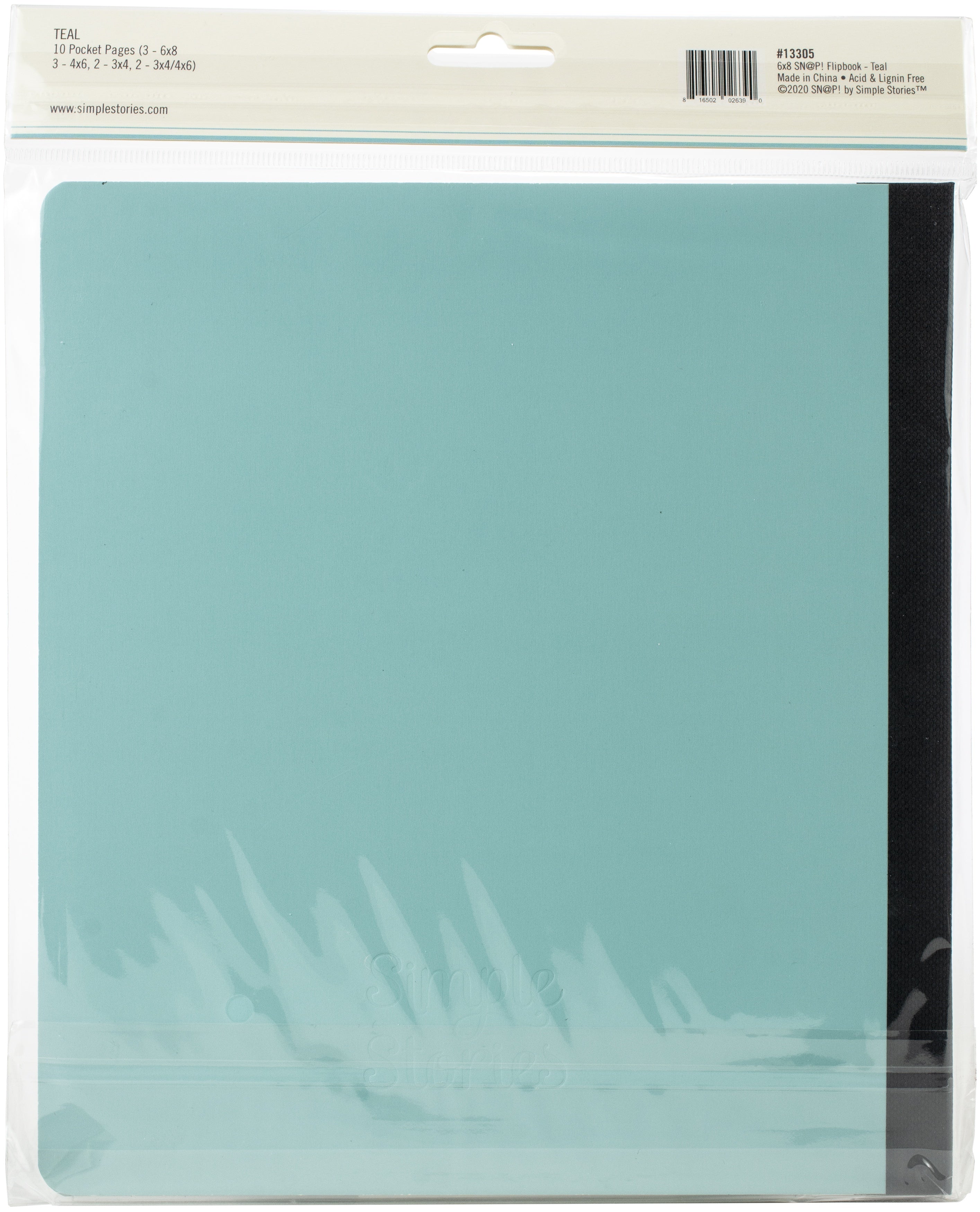 Simple Stories Sn@p! Flipbook 6"X8" - Teal