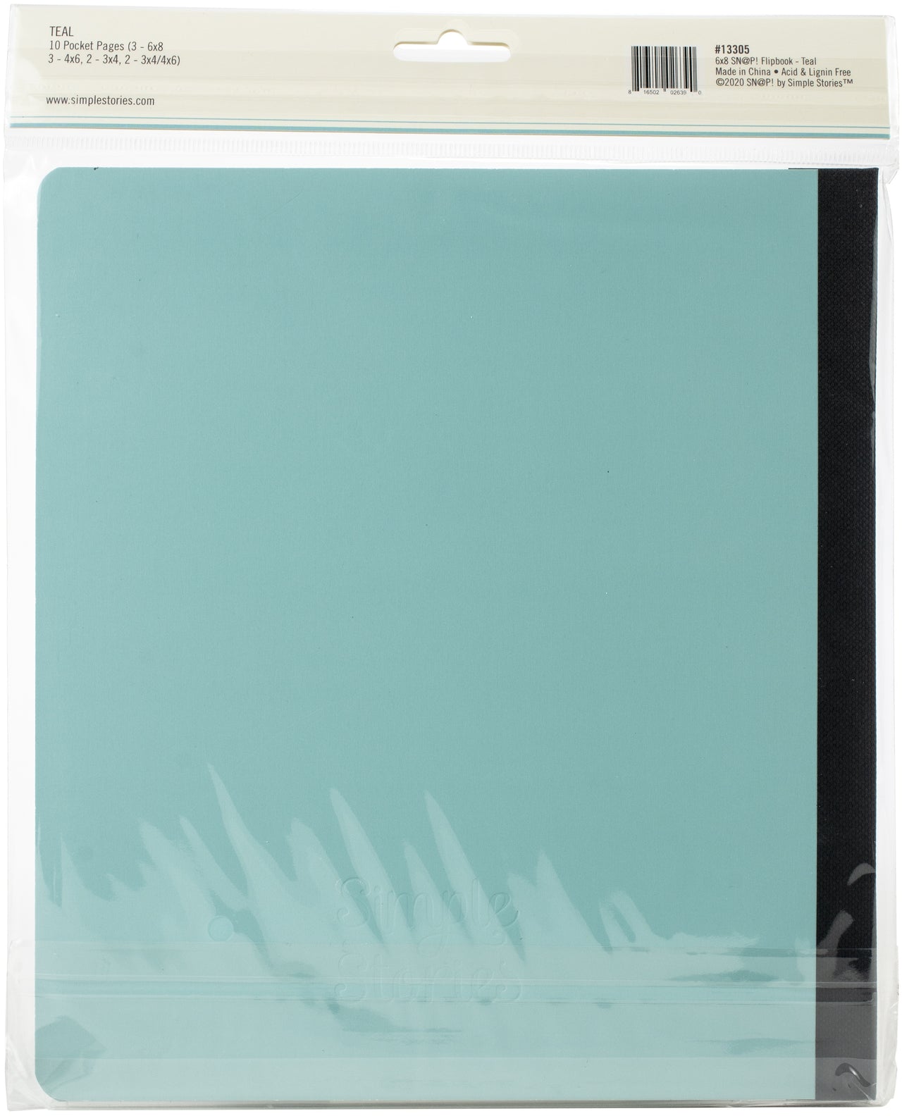 Simple Stories Sn@p! Flipbook 6"X8" - Teal