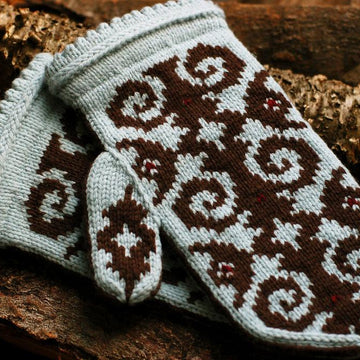 Flocked Mittens