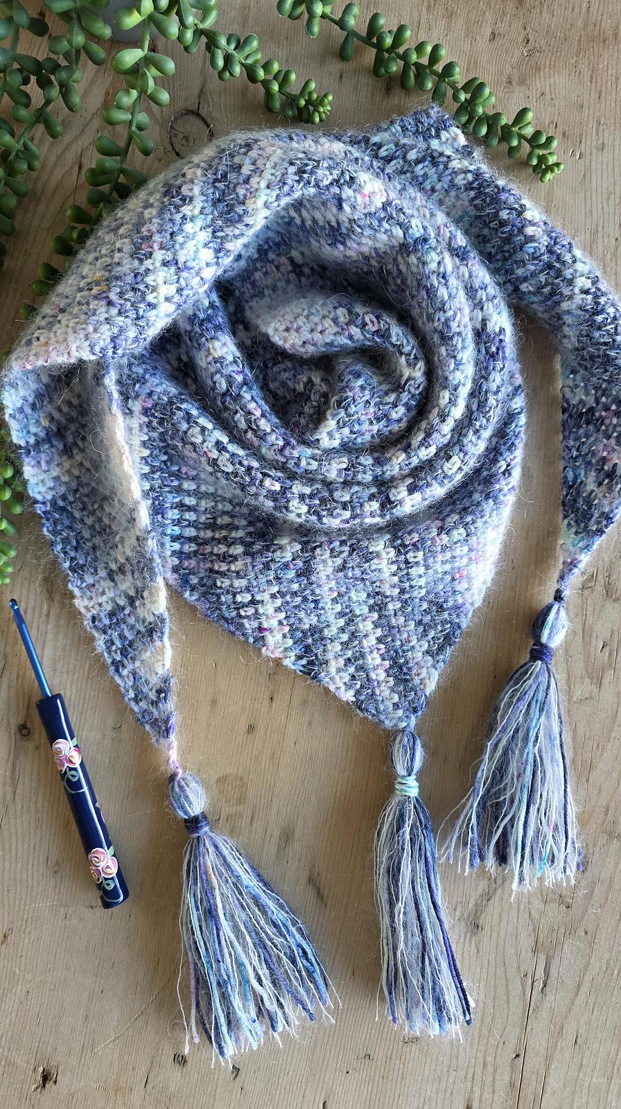 Magic Moss Stitch Scarf