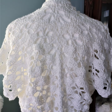 Star-Lace Stitch Crochet Kimono