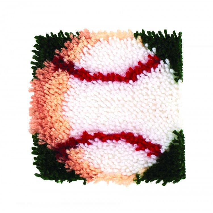 Wonderart Baseball Latch Hook Kit
